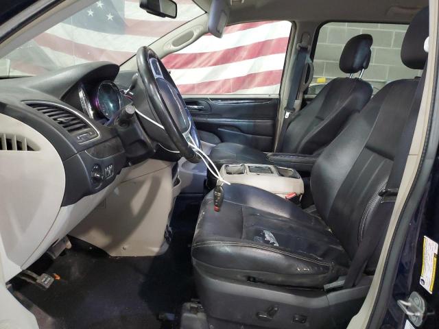 2C4RC1BG8ER255295 - 2014 CHRYSLER TOWN & COU TOURING BLUE photo 7