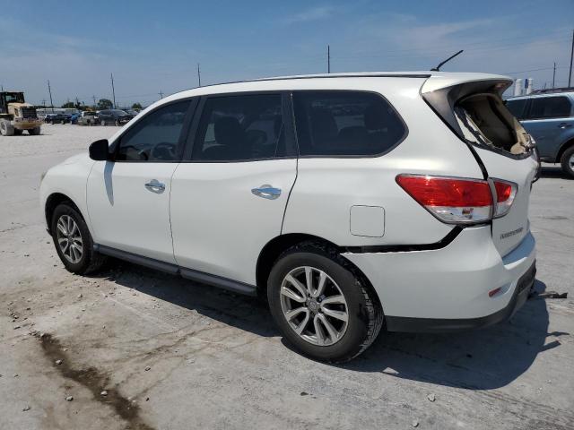 5N1AR2MN8DC652196 - 2013 NISSAN PATHFINDER S WHITE photo 2