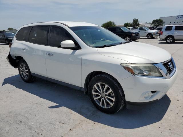 5N1AR2MN8DC652196 - 2013 NISSAN PATHFINDER S WHITE photo 4