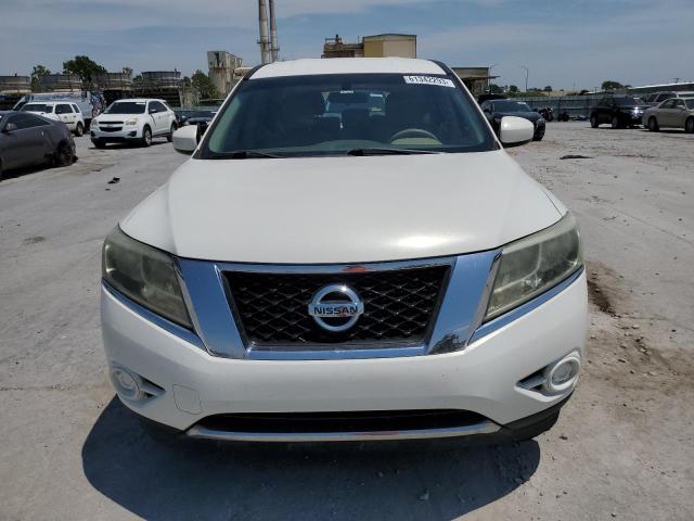 5N1AR2MN8DC652196 - 2013 NISSAN PATHFINDER S WHITE photo 5