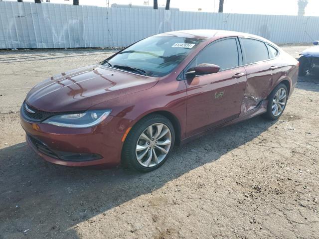 1C3CCCBB6FN582299 - 2015 CHRYSLER 200 S BURGUNDY photo 1