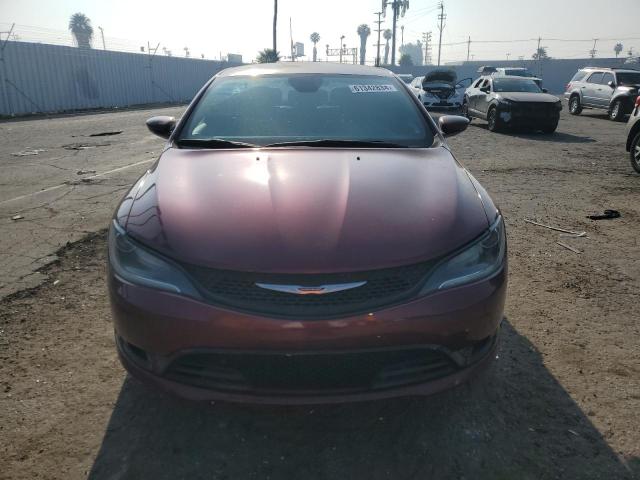 1C3CCCBB6FN582299 - 2015 CHRYSLER 200 S BURGUNDY photo 5