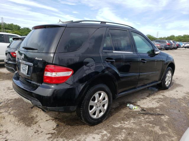 4JGBB86E37A241524 - 2007 MERCEDES-BENZ ML 350 BLACK photo 3