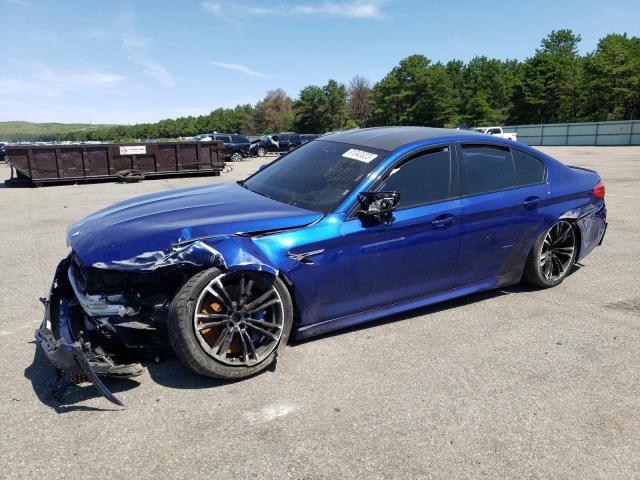 WBSJF0C58KB285024 - 2019 BMW M5 BLUE photo 1