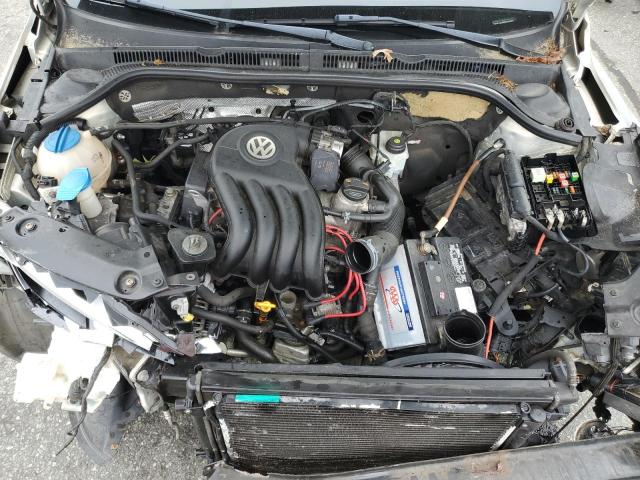 3VW2K7AJ6CM345955 - 2012 VOLKSWAGEN JETTA BASE 银色 照片 11