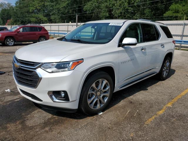 1GNERKKW1JJ189639 - 2018 CHEVROLET TRAVERSE PREMIER WHITE photo 1