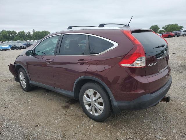 5J6RM4H71CL033753 - 2012 HONDA CR-V EXL MAROON photo 2