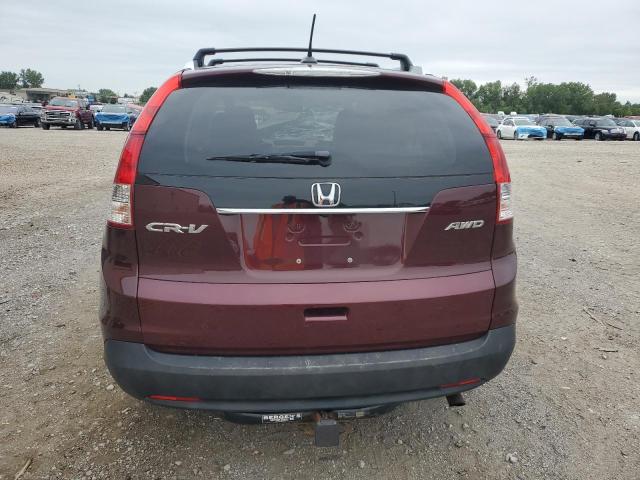 5J6RM4H71CL033753 - 2012 HONDA CR-V EXL MAROON photo 6
