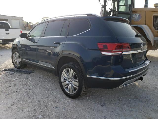 1V2ER2CA5KC557353 - 2019 VOLKSWAGEN ATLAS SEL BLUE photo 2