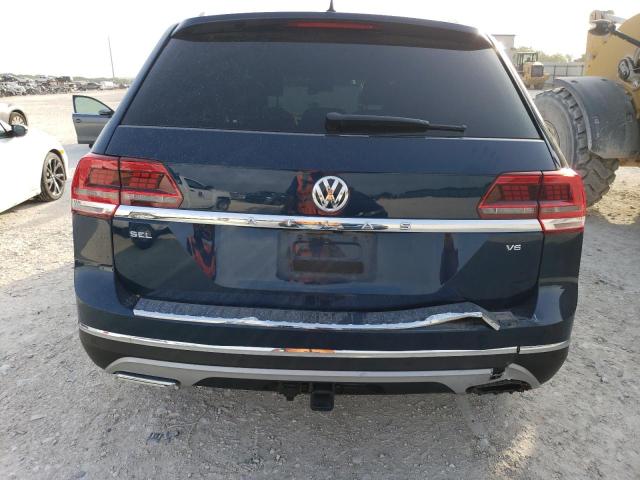 1V2ER2CA5KC557353 - 2019 VOLKSWAGEN ATLAS SEL BLUE photo 6