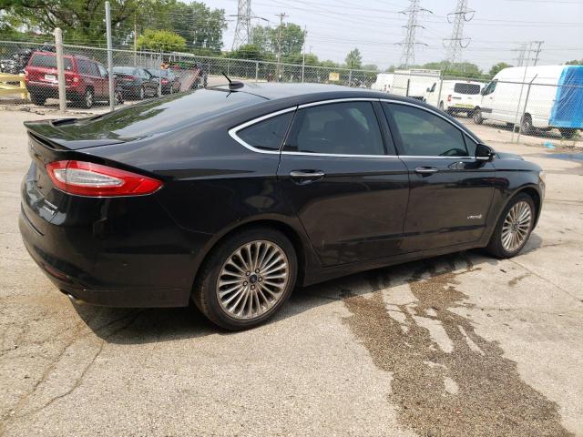 3FA6P0RU3ER351350 - 2014 FORD FUSION TITANIUM HEV BLACK photo 3