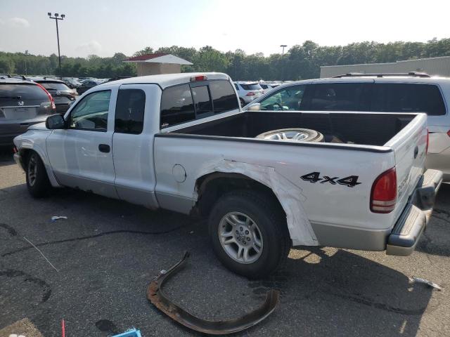 1D7HG42N84S564221 - 2004 DODGE DAKOTA SLT WHITE photo 2