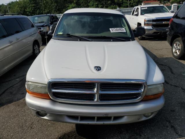 1D7HG42N84S564221 - 2004 DODGE DAKOTA SLT WHITE photo 5