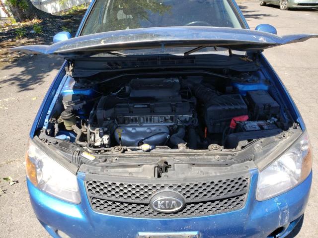 KNAFE161975003944 - 2007 KIA SPECTRA5 SX BLUE photo 11