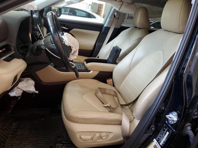 5TDGZRBH8MS147231 - 2021 TOYOTA HIGHLANDER XLE BLACK photo 7