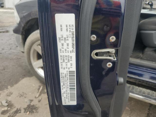 1C6RD7GT7CS162860 - 2012 RAM 1500 SLT BLUE photo 12