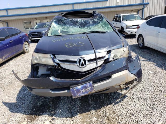 2HNYD28879H504383 - 2009 ACURA MDX SPORT BLACK photo 5