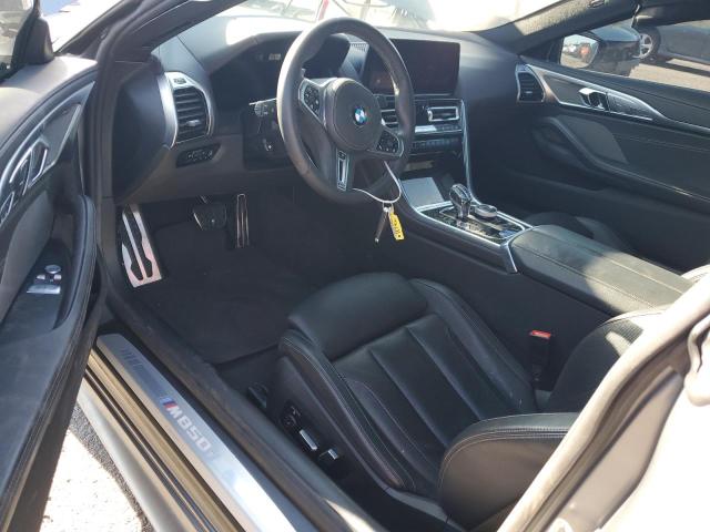 WBABC4C05PCK38290 - 2023 BMW M850XI GRAY photo 8