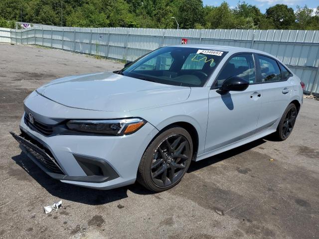 2HGFE2F59NH604757 - 2022 HONDA CIVIC SPORT 青色 照片 1