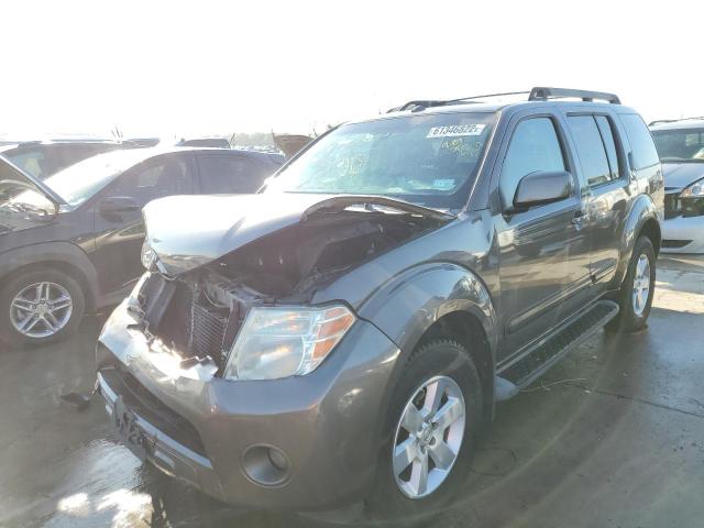 5N1AR18U58C638581 - 2008 NISSAN PATHFINDER S CHARCOAL photo 2