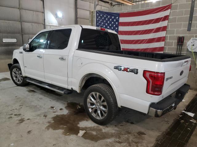 1FTEW1EP6HKC72536 - 2017 FORD F150 SUPERCREW WHITE photo 2