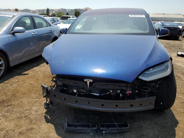 5YJXCAE2XJF126973 - 2018 TESLA MODEL X BLUE photo 5