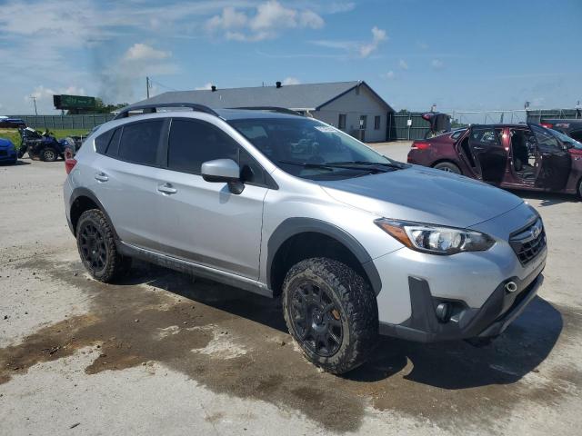 JF2GTAEC6M8303808 - 2021 SUBARU CROSSTREK PREMIUM 银色 照片 4