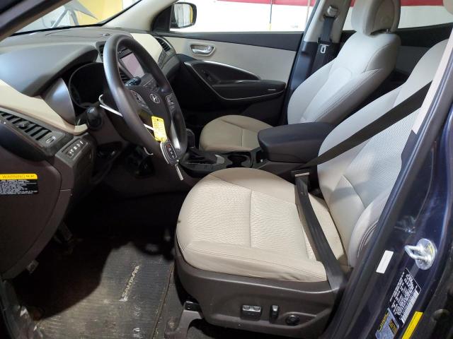 5XYZUDLB1HG387731 - 2017 HYUNDAI SANTA FE S Mavi foto 7