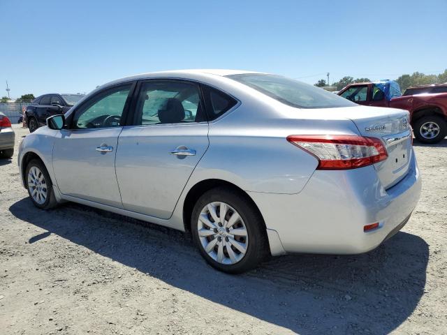 3N1AB7AP8FY364185 - 2015 NISSAN SENTRA S SILVER photo 2