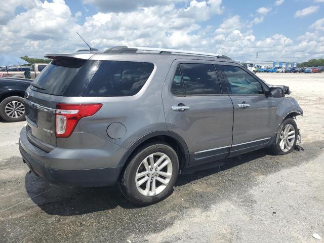 1FM5K7D88EGC19937 - 2014 FORD EXPLORER XLT GRAY photo 3