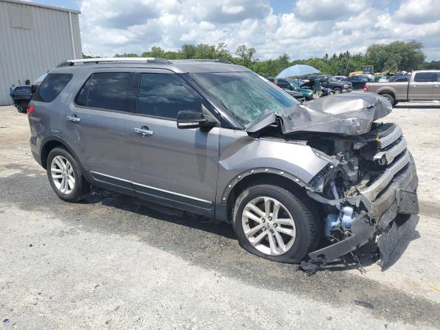 1FM5K7D88EGC19937 - 2014 FORD EXPLORER XLT GRAY photo 4