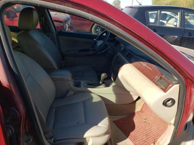 2G1WT57K391154136 - 2009 CHEVROLET IMPALA 1LT BURGUNDY photo 5