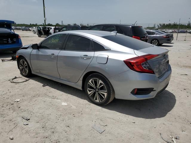 19XFC1F72GE028234 - 2016 HONDA CIVIC EXL SILVER photo 2