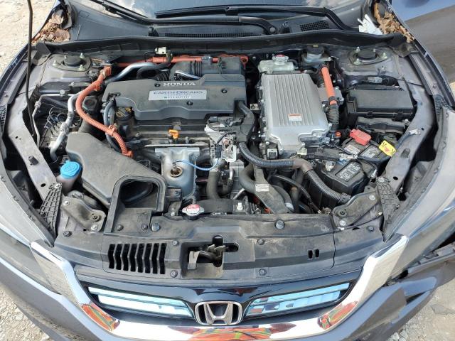 1HGCR6F54FA010656 - 2015 HONDA ACCORD HYBRID EXL GRAY photo 11