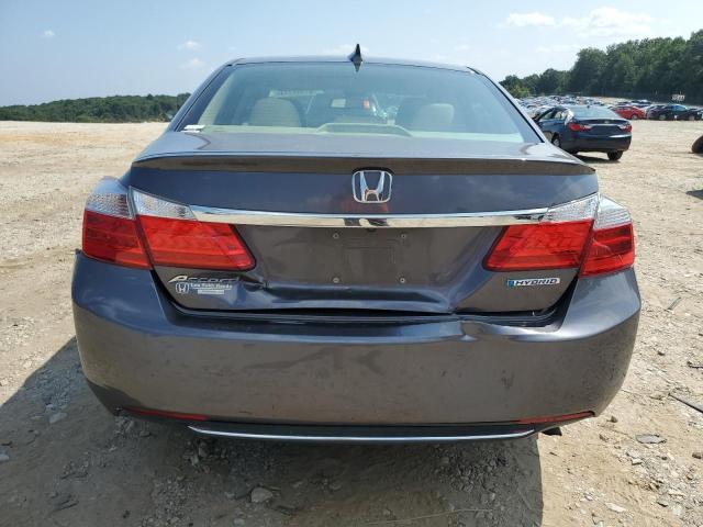 1HGCR6F54FA010656 - 2015 HONDA ACCORD HYBRID EXL GRAY photo 6