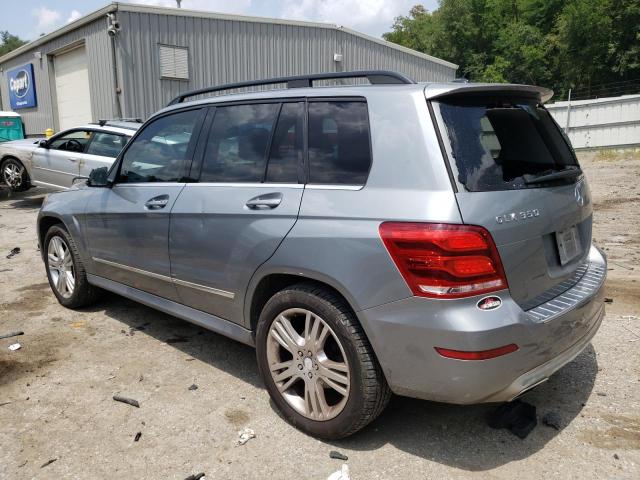 WDCGG8JB1FG429022 - 2015 MERCEDES-BENZ GLK 350 4MATIC SILVER photo 2