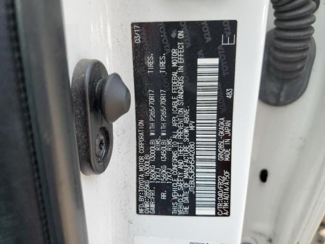 JTEBU5JR5H5442080 - 2017 TOYOTA 4RUNNER SR5/SR5 PREMIUM 白色 照片 13