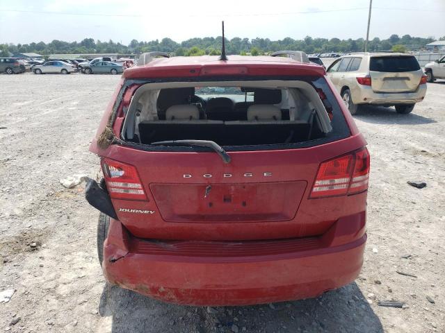 3C4PDCAB6GT245371 - 2016 DODGE JOURNEY SE RED photo 6