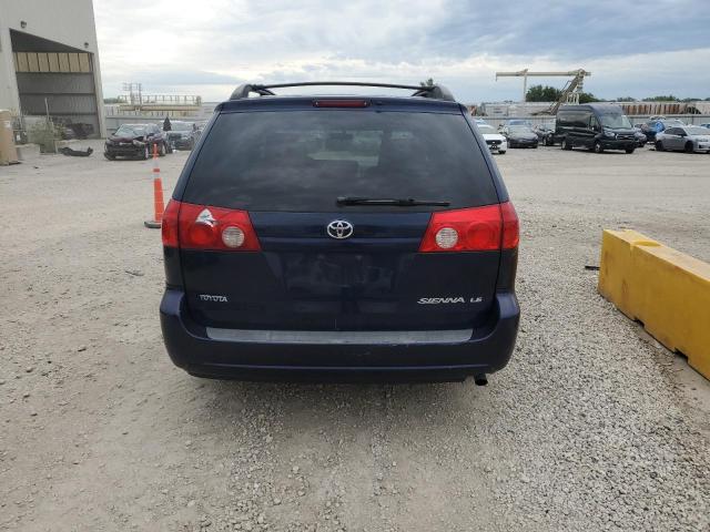 5TDZA23C96S445283 - 2006 TOYOTA SIENNA CE BLUE photo 6