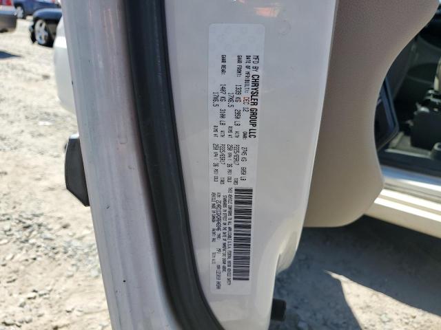 2C4RC1CGXDR646946 - 2013 CHRYSLER TOWN & COU TOURING L WHITE photo 13