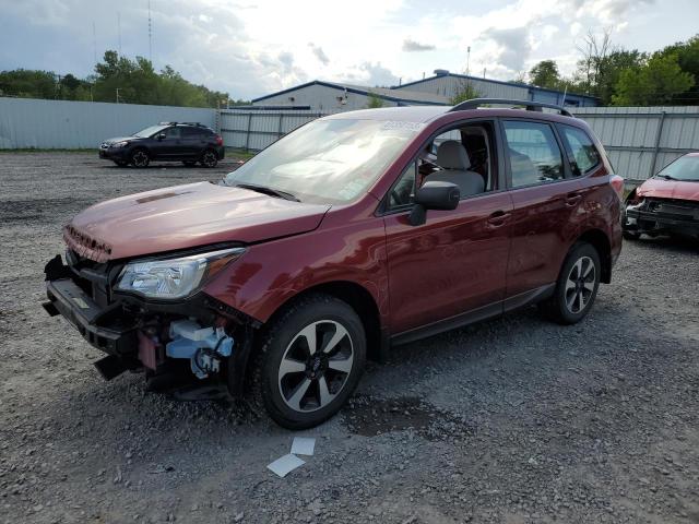 JF2SJABC8HH577487 - 2017 SUBARU FORESTER 2.5I RED photo 1