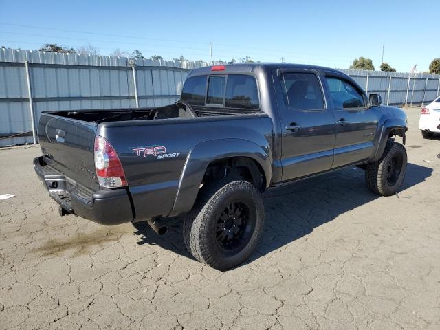 3TMJU4GN6BM111010 - 2011 TOYOTA TACOMA DOUBLE CAB PRERUNNER GRAY photo 3
