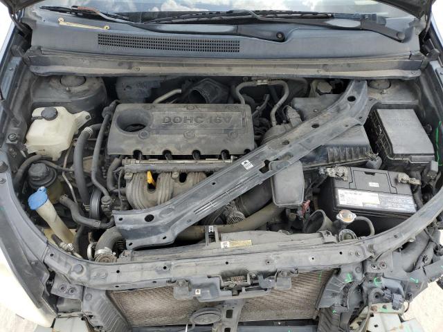 KNAFG525687220321 - 2008 KIA RONDO BASE GRAY photo 11