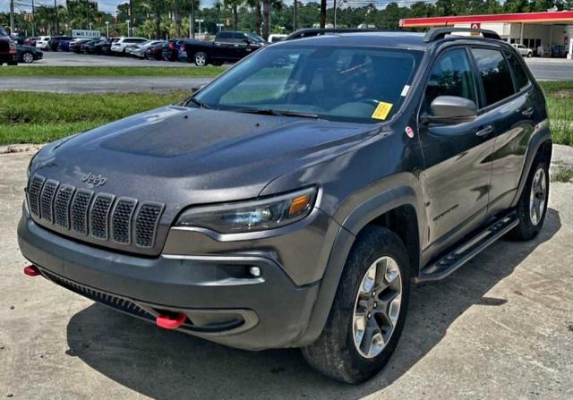 1C4PJMBX0KD198278 - 2019 JEEP CHEROKEE TRAILHAWK GRAY photo 2