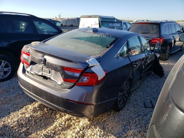 1HGCV3F43KA015181 - 2019 HONDA ACCORD HYBRID EX GRAY photo 3