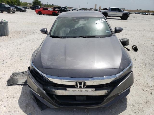 1HGCV3F43KA015181 - 2019 HONDA ACCORD HYBRID EX GRAY photo 5