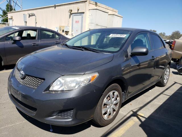 1NXBU40E19Z147686 - 2009 TOYOTA COROLLA BASE GRAY photo 1