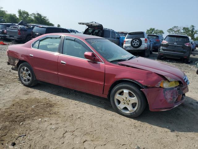 19UUA56661A012142 - 2001 ACURA 3.2TL Czerwony zdjęcie 4