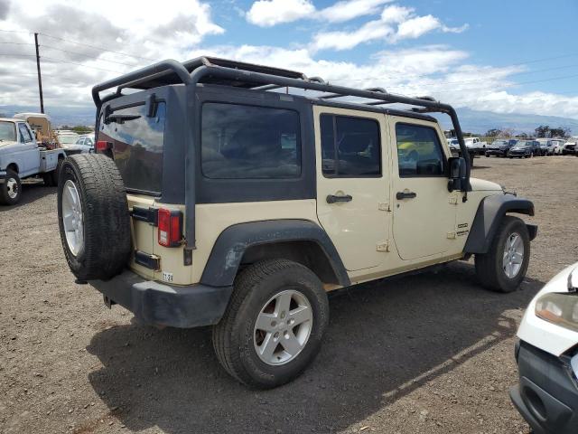 1C4HJWDGXCL119123 - 2012 JEEP WRANGLER U SPORT Kahverengi fotoğraf 3