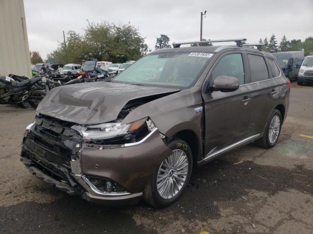 JA4J24A58KZ035619 - 2019 MITSUBISHI OUTLANDER SEL BROWN photo 2